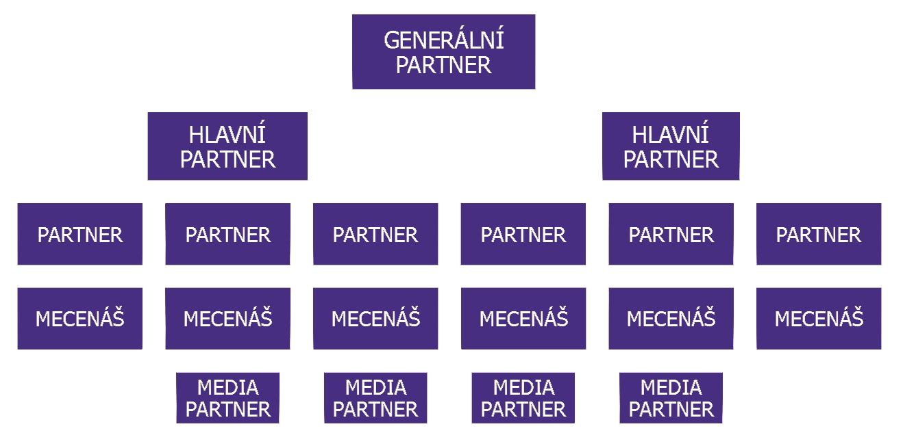 Schéma partnerů projektu